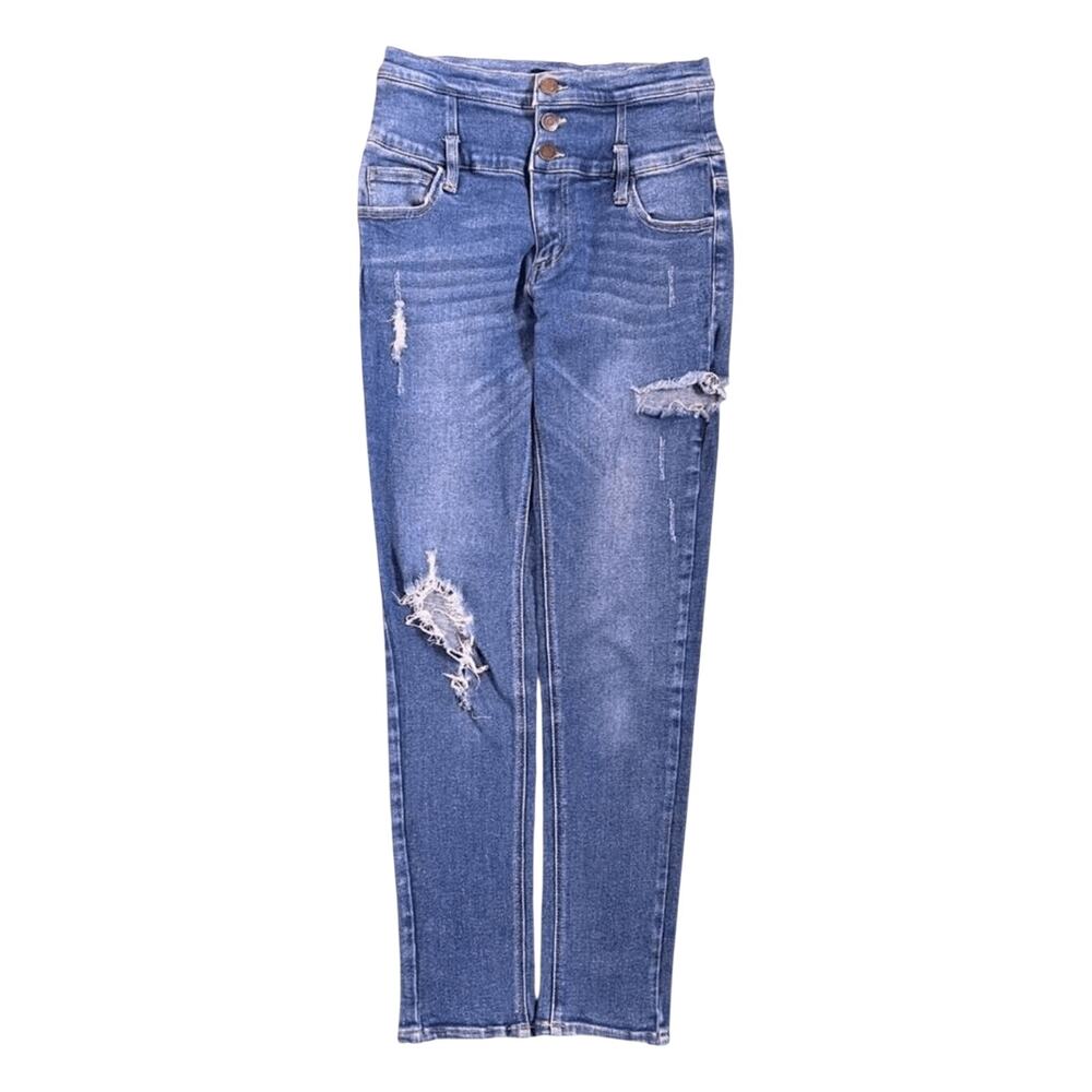 Ingni Vintage Y2K Japan Women's Distressed High Waist Skinny Jean 2
